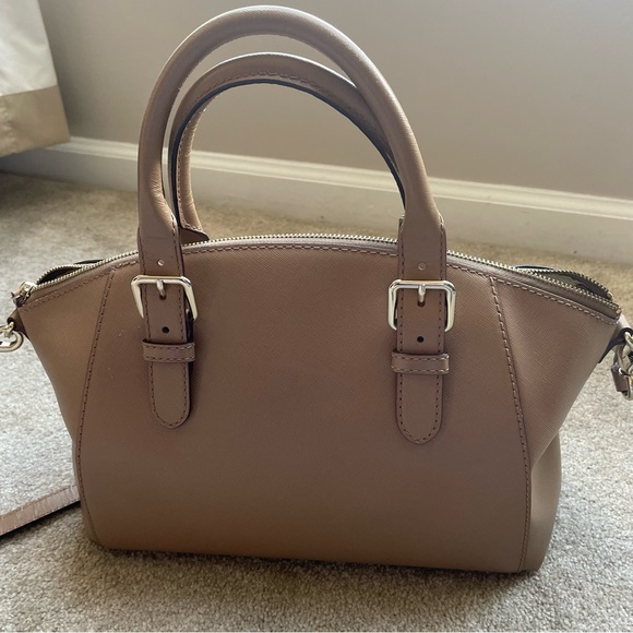 Kate Spade beige leather Charlotte street satchel - Picture 7 of 10